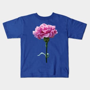 Carnations - One Pink Carnation Kids T-Shirt